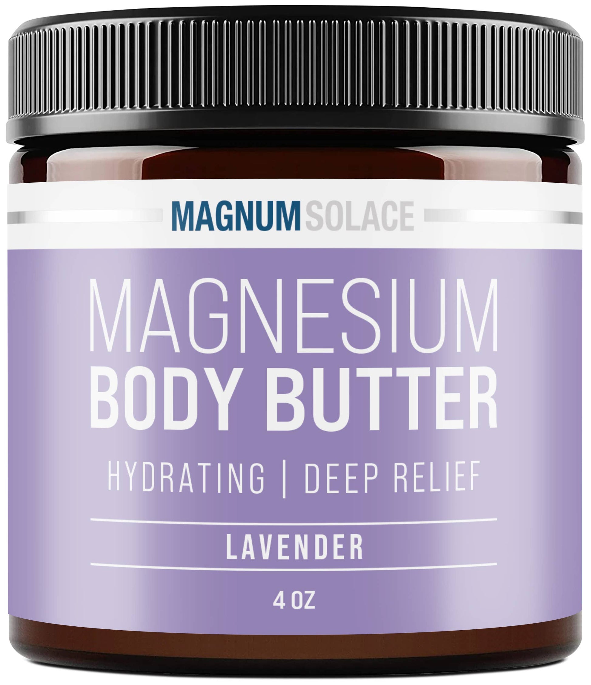 Magnesium Body Butter for Better Sleep - Lavender, 4 oz