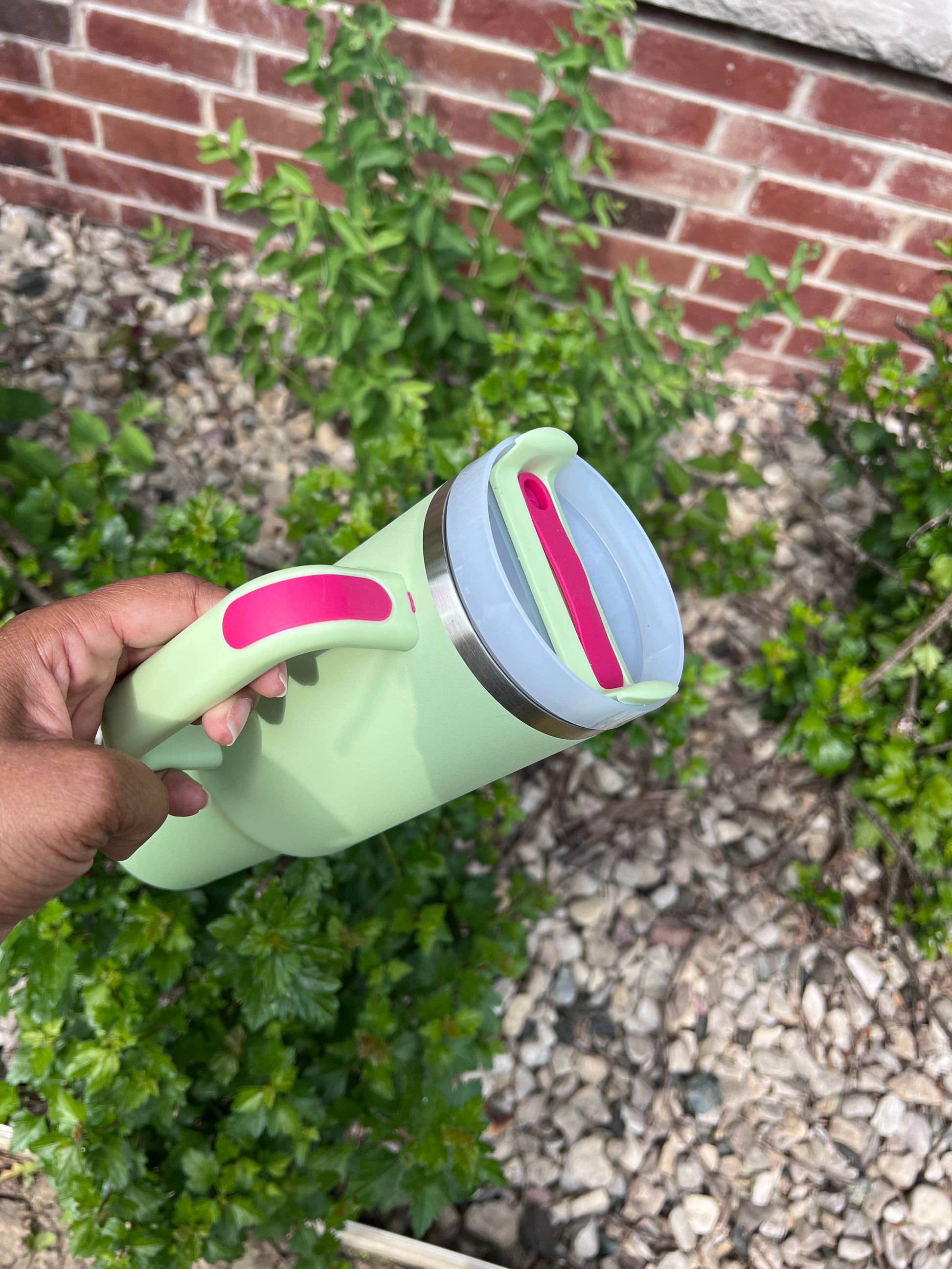 40oz Blank Tumblers with Handle: Daisy