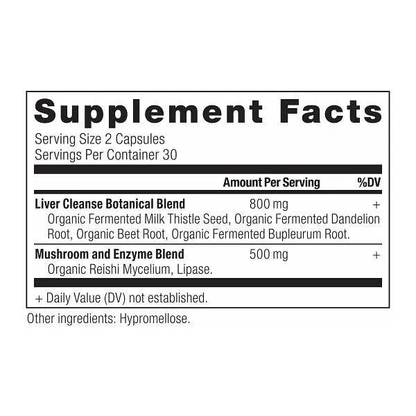 Ancient Herbals - Liver Cleanse - 60ct: Black