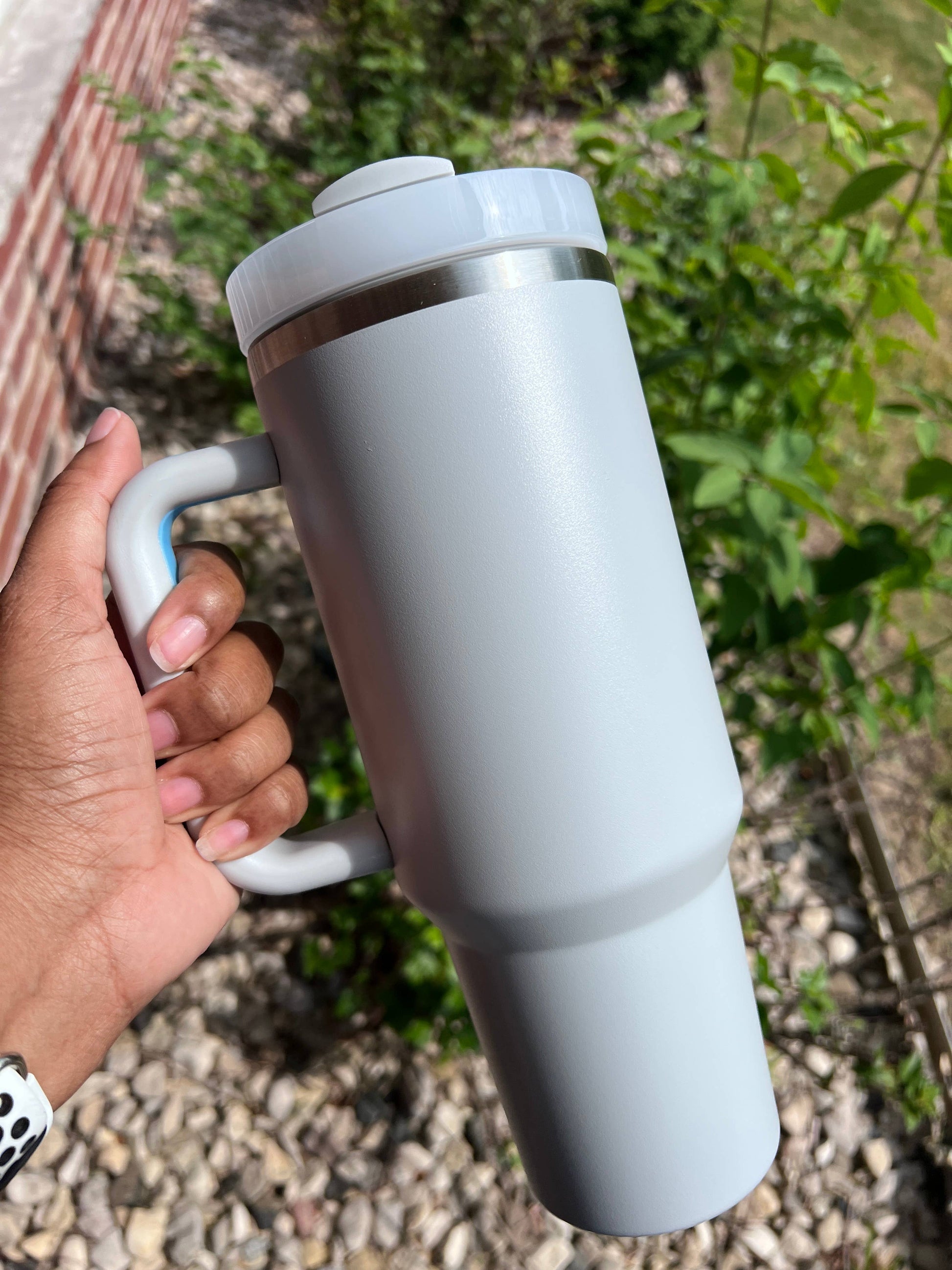 40oz Blank Tumblers with Handle: Daisy