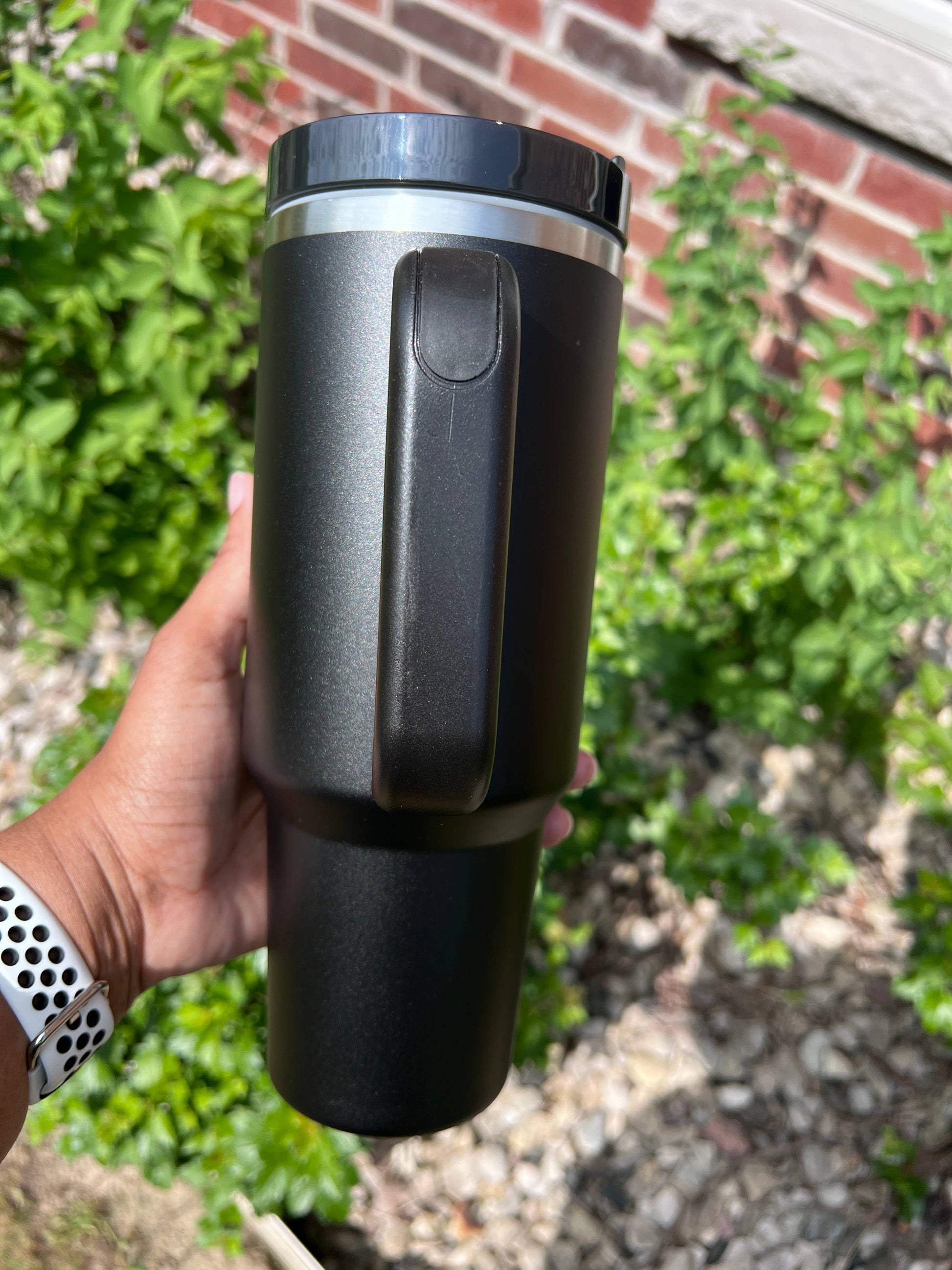 40oz Blank Tumblers with Handle: Daisy