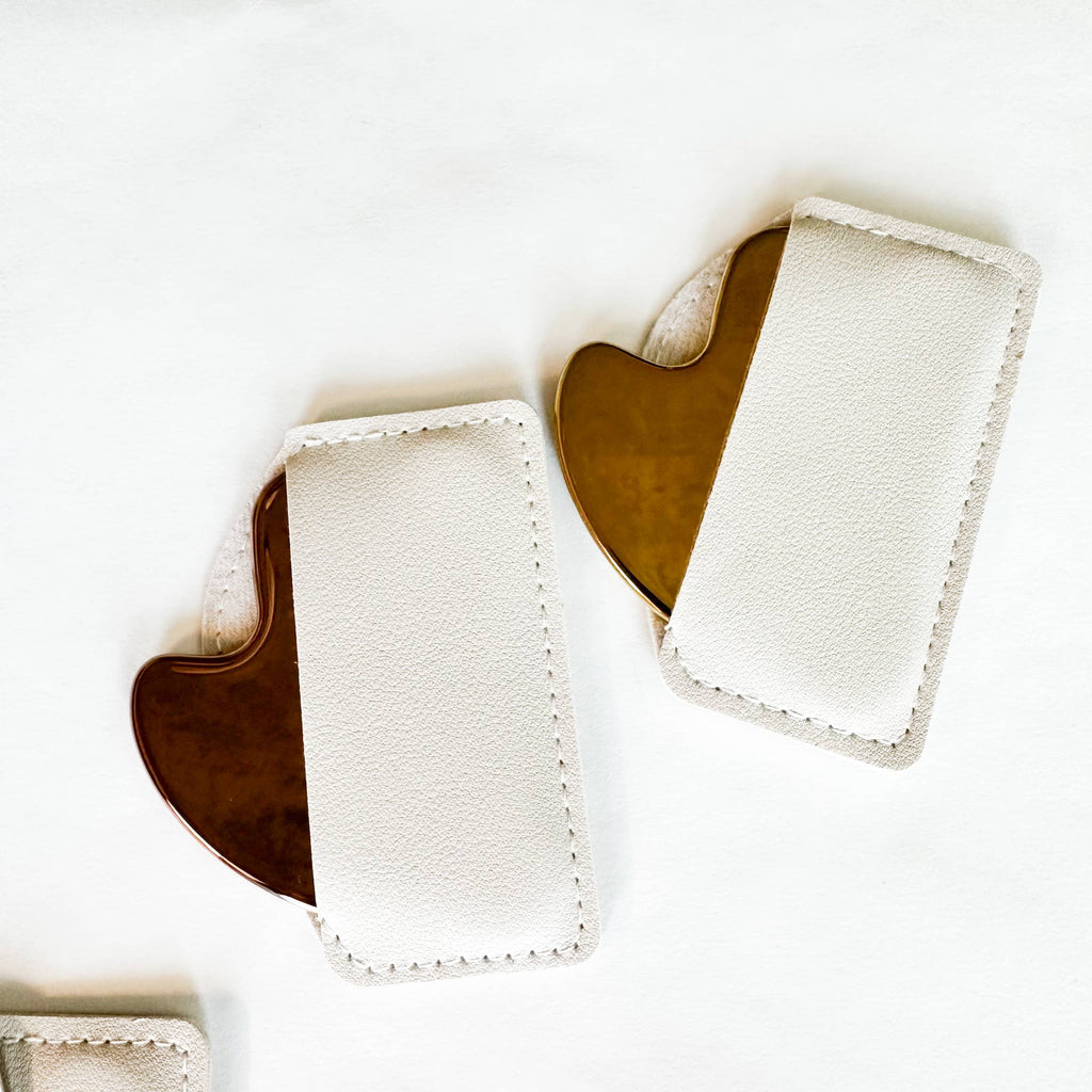 Elegant Stainless Steel Gua Sha: Silver