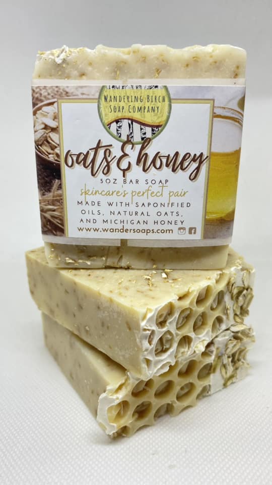 Wandering Birch Oats & Honey Bar Soap