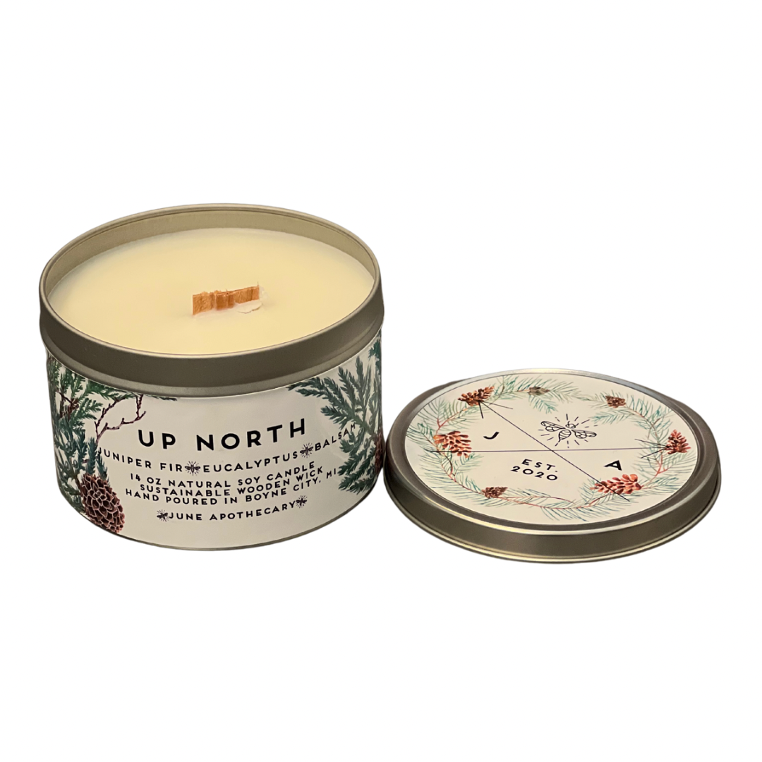 June Apothicarie Candle 11oz - Up North Wooden Wick