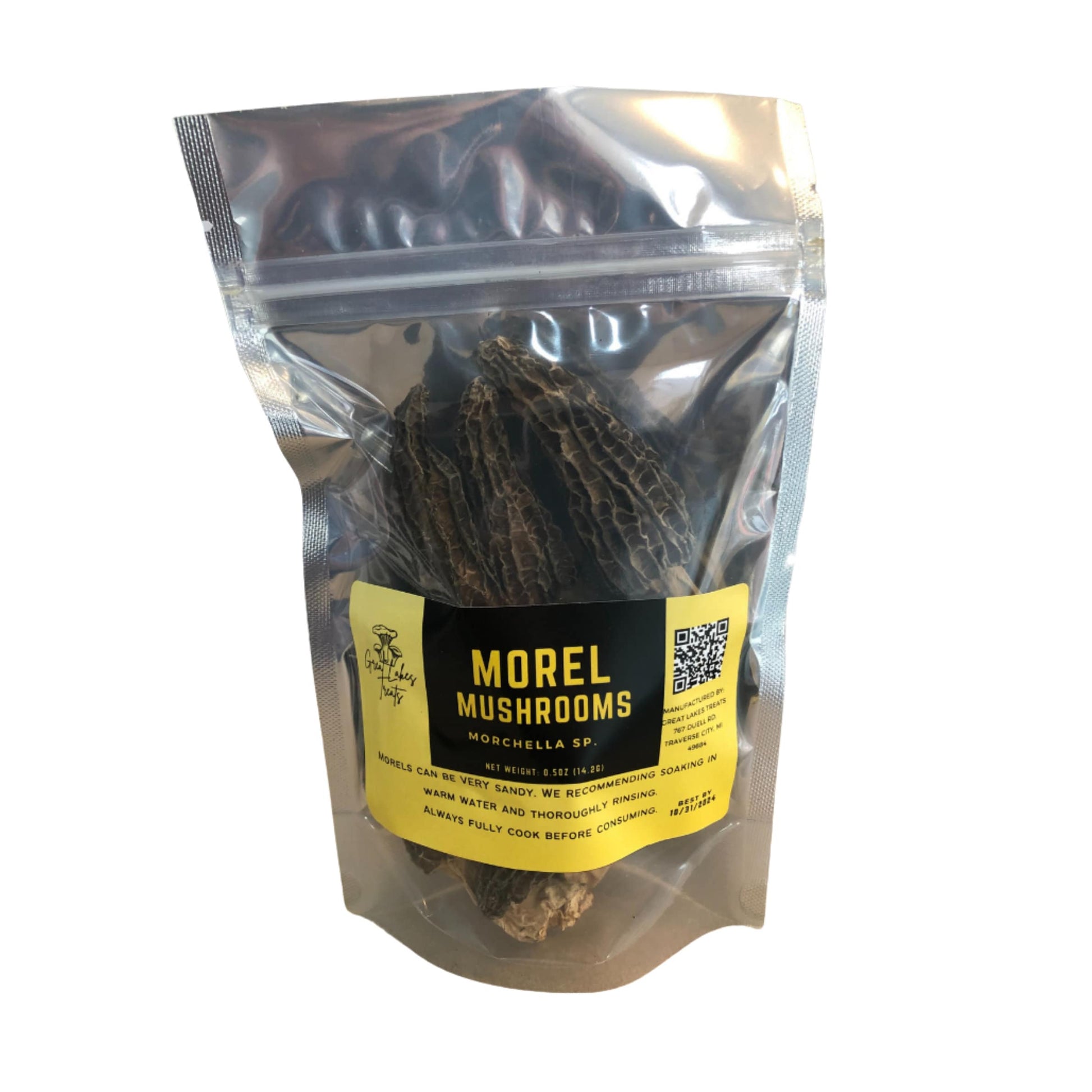 Great Lakes Treats Dried Morel Mushrooms