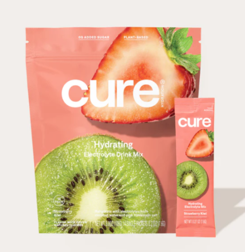 Cure Hydration Electrolyte Drink Mix - Strawberry Kiwi Singles