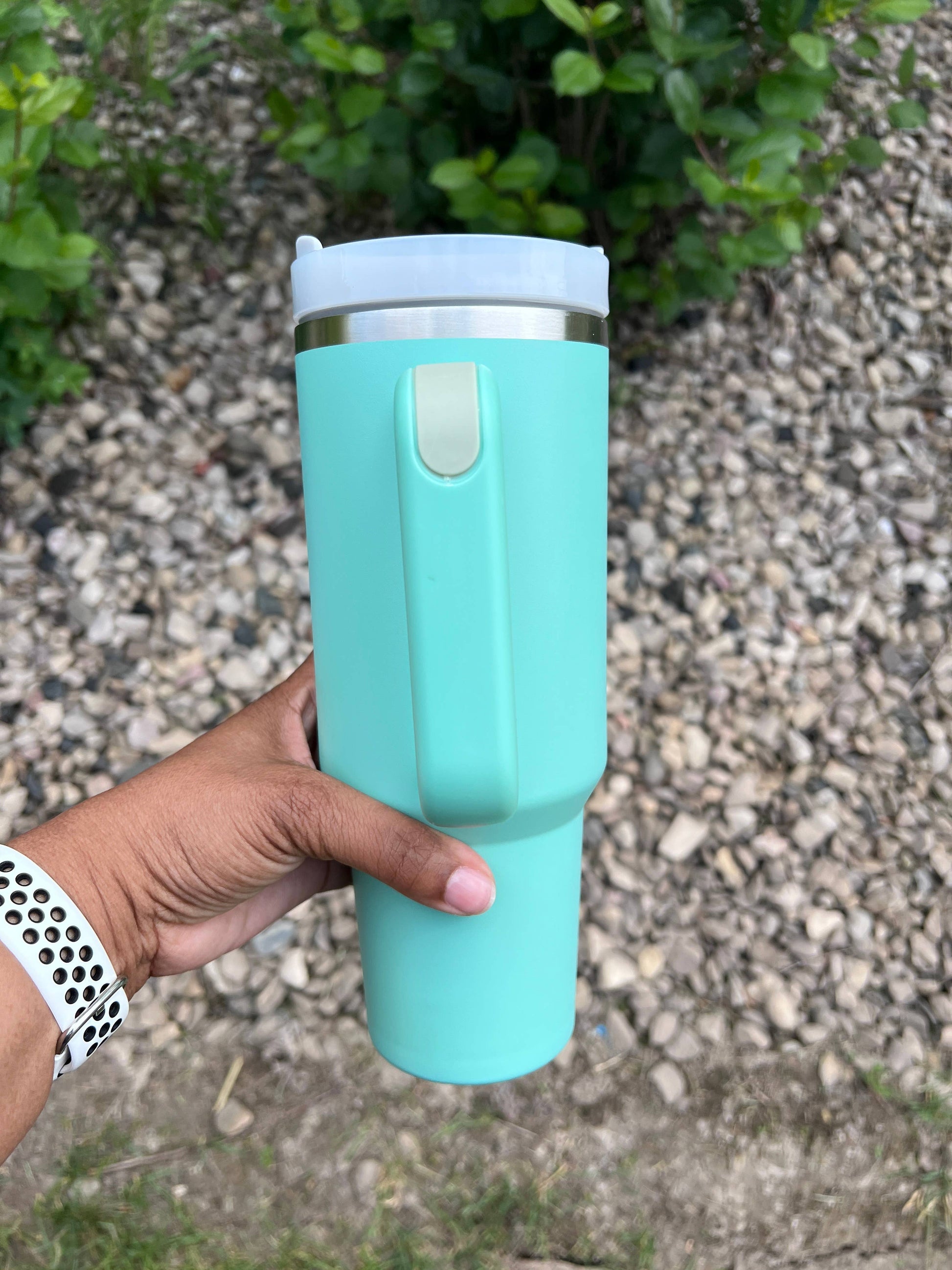 40oz Blank Tumblers with Handle: Daisy