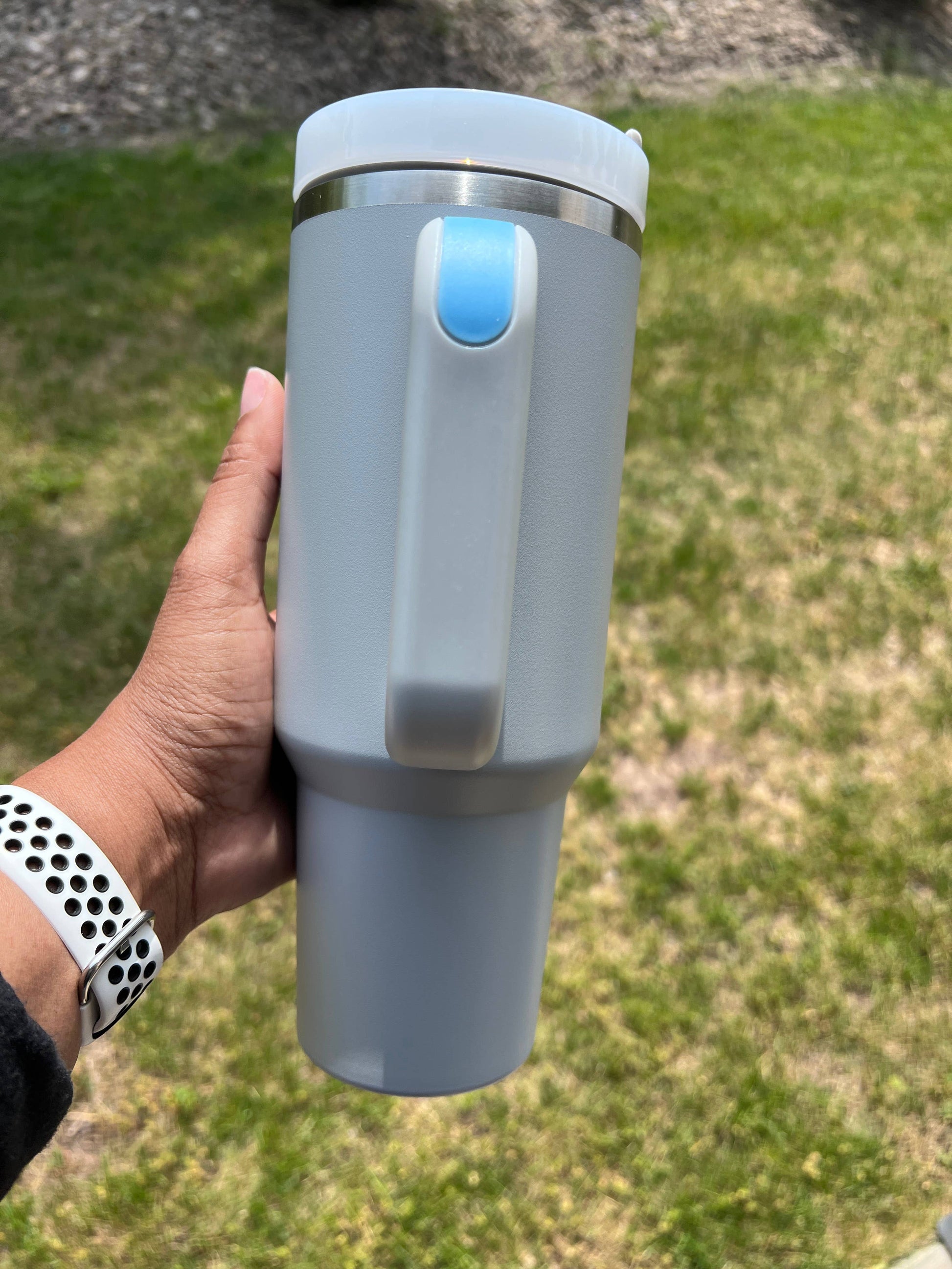 40oz Blank Tumblers with Handle: Daisy