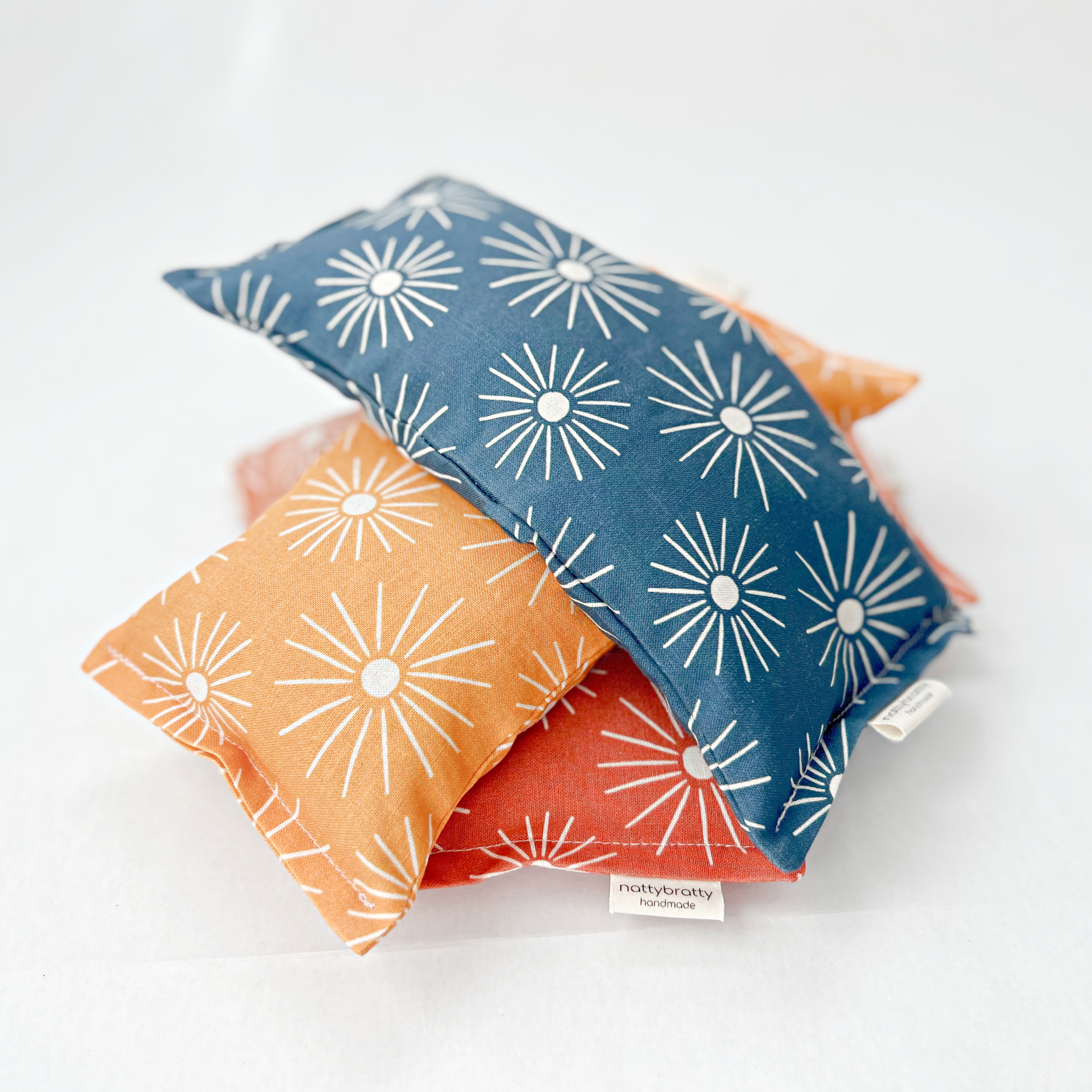 Scented Eye Pillow - Sun Prints - Hot/Cold Pack - Migraine Mask: Sun, Scented : Add Lavender
