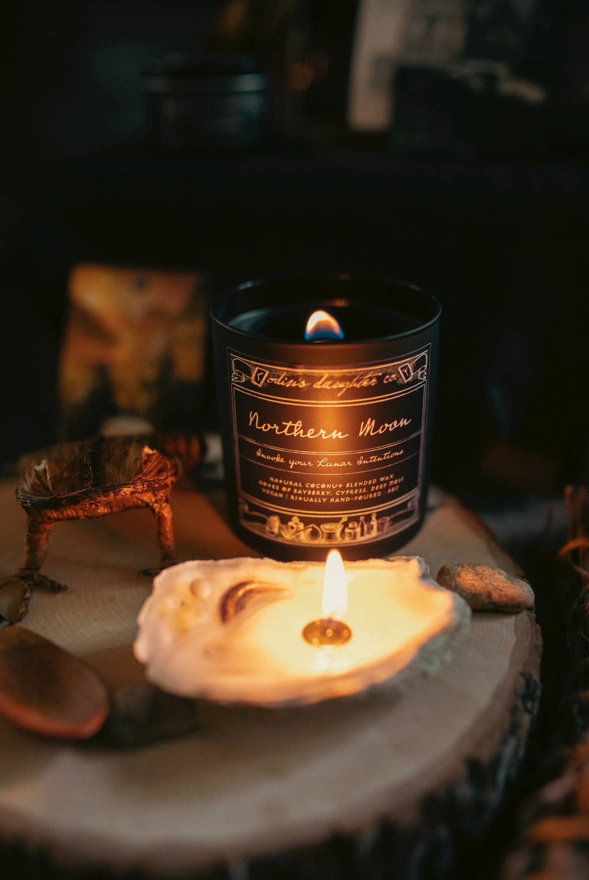 Odin's Daughter Ritual Candle - Northern Moon