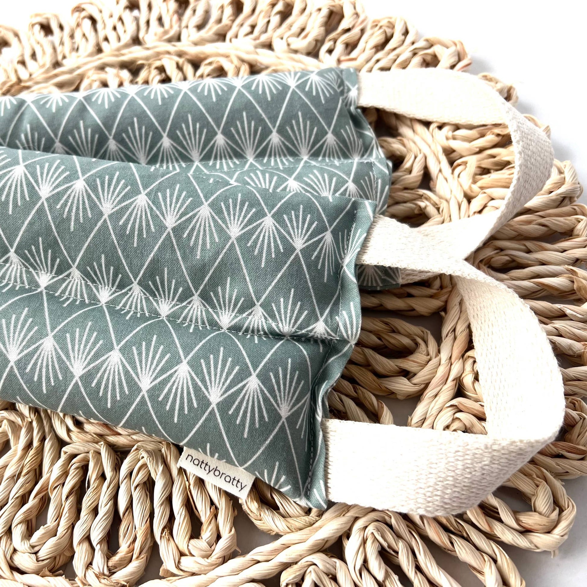 Hot/Cold Therapy Pack - Zen Garden Collection: Mustard, Add Handles : Scented