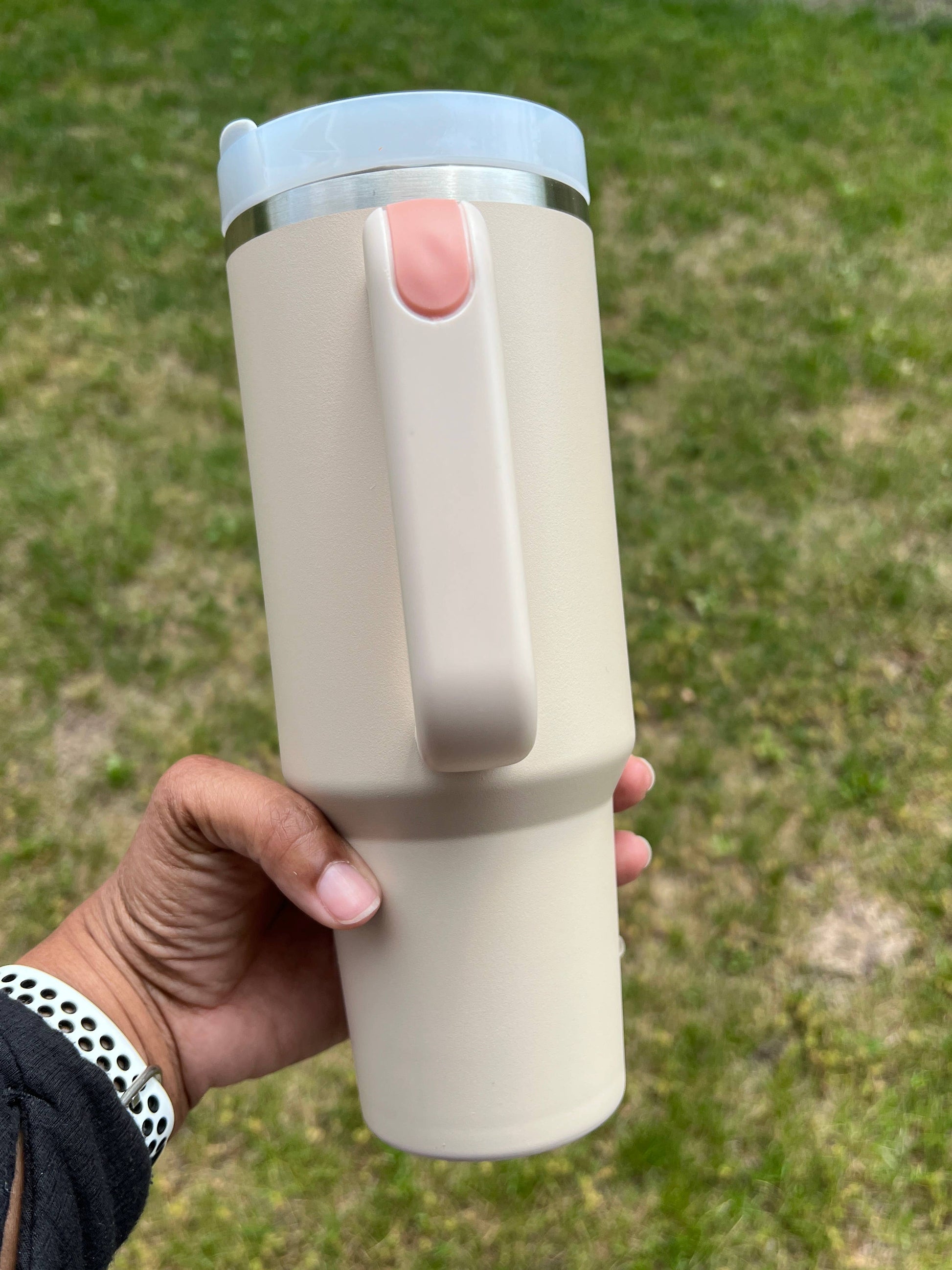 40oz Blank Tumblers with Handle: Daisy
