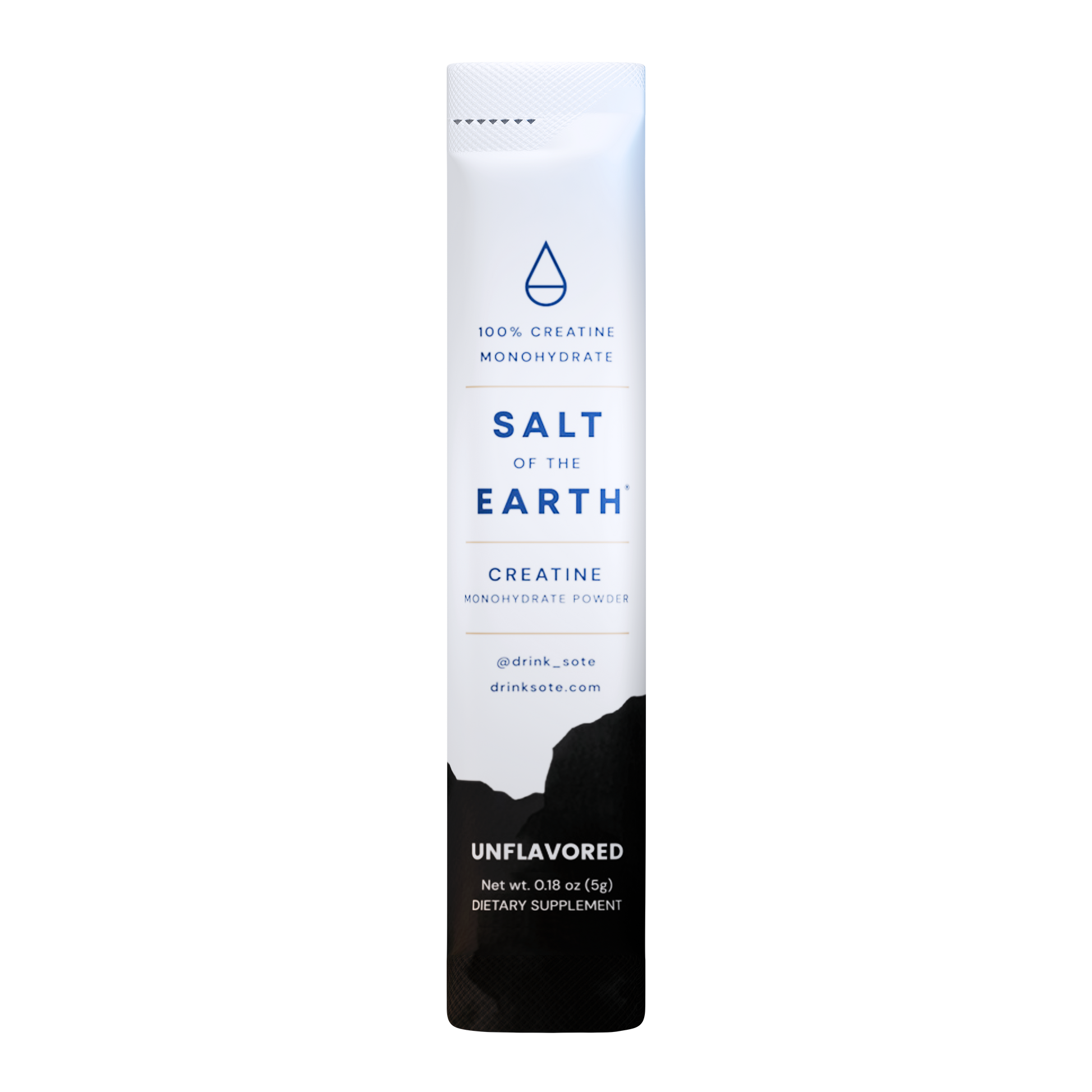 Salt of the Earth Creatine Monohydrate I Single Serve Stick