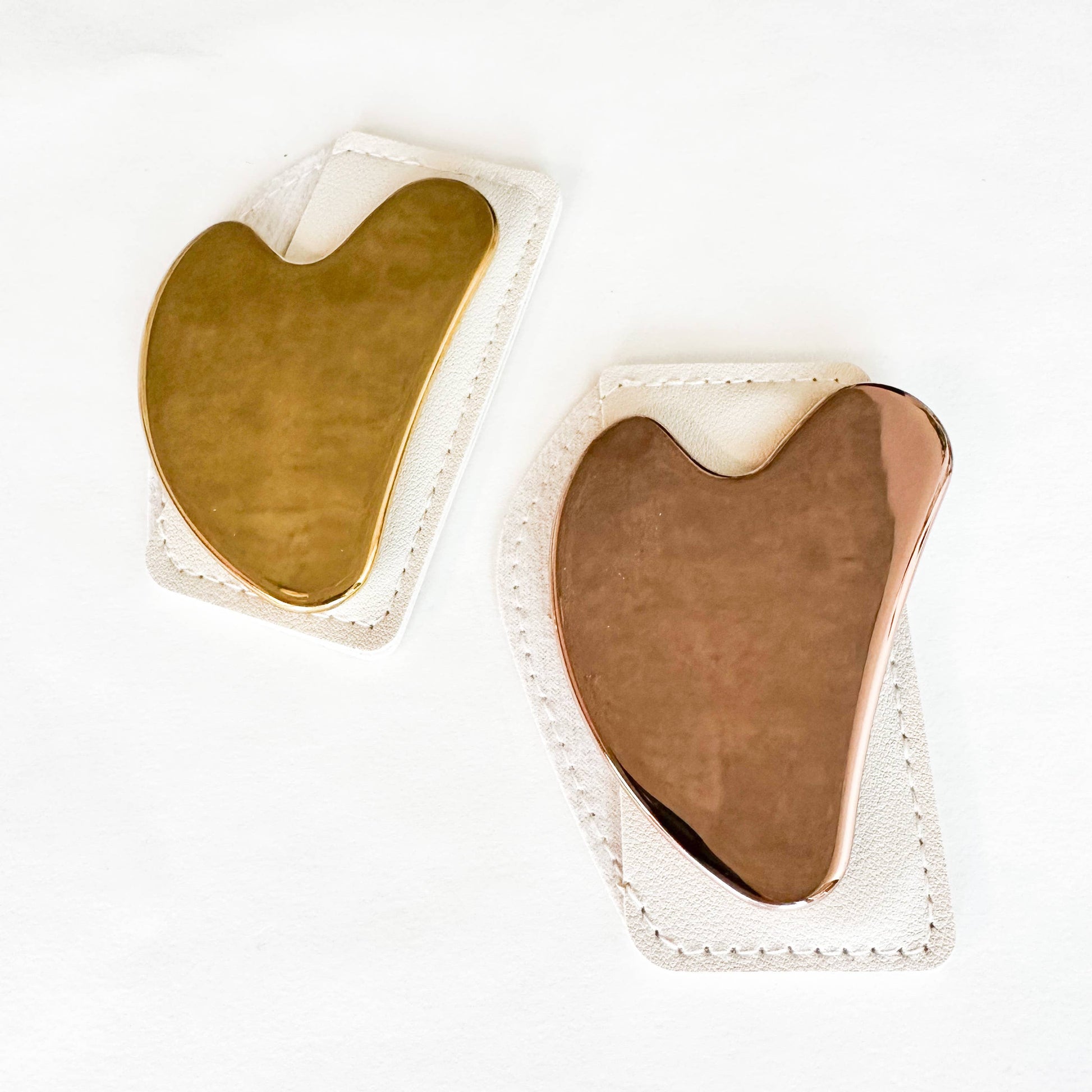 Elegant Stainless Steel Gua Sha: Silver