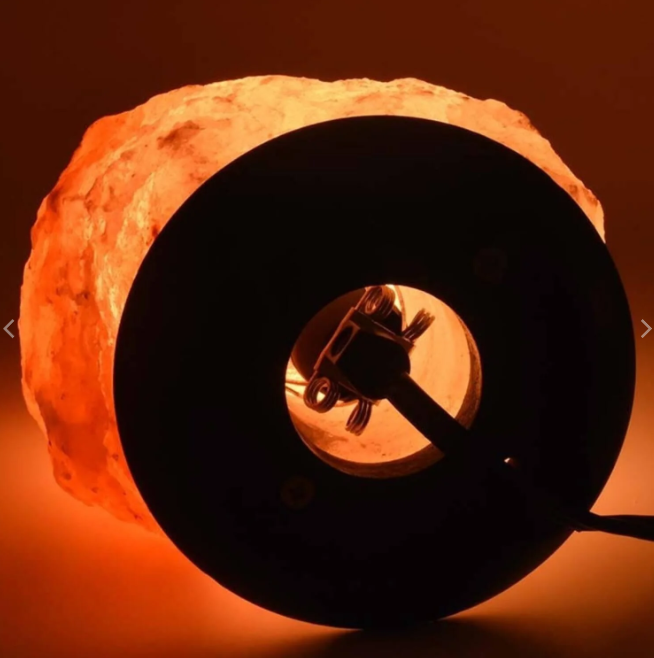 Himalayan Salt Rock Lamp - Medium Pink Crystal Salt