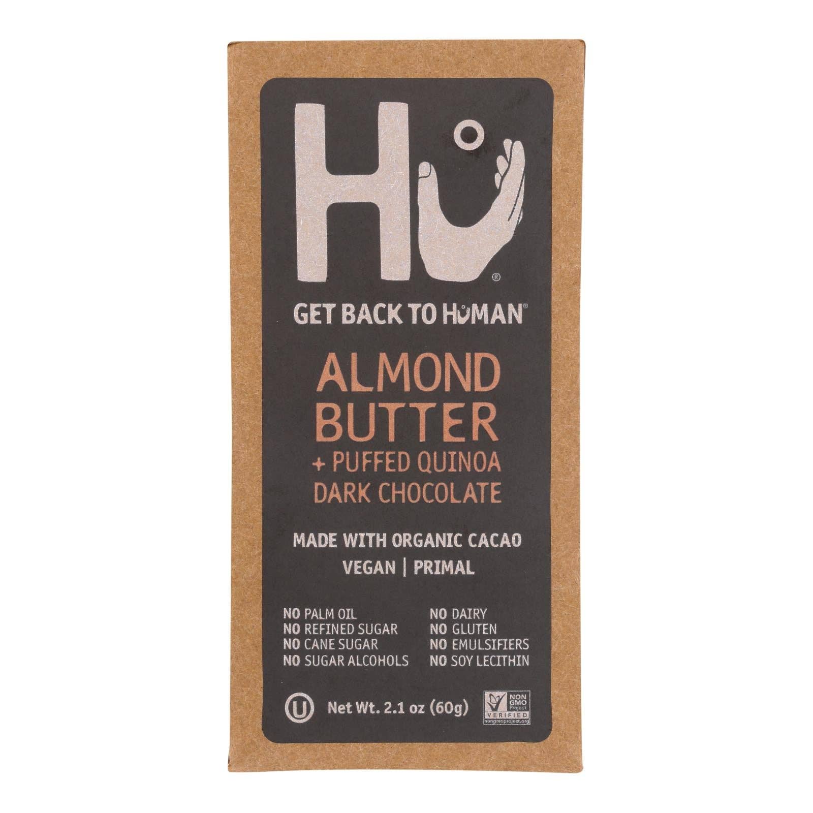 Hu Almond Butter Quinoa Dark Chocolate Bar
