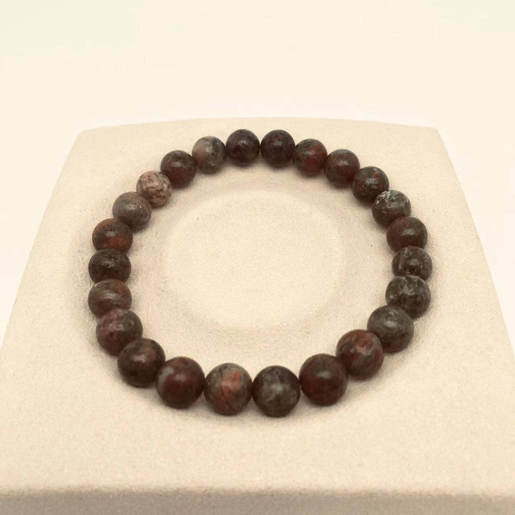8MM Elastic Blue White Stone Bracelets