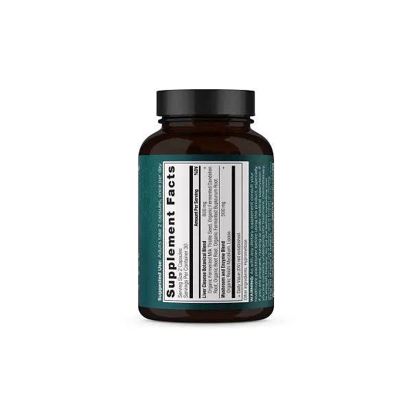 Ancient Herbals - Liver Cleanse - 60ct: Black