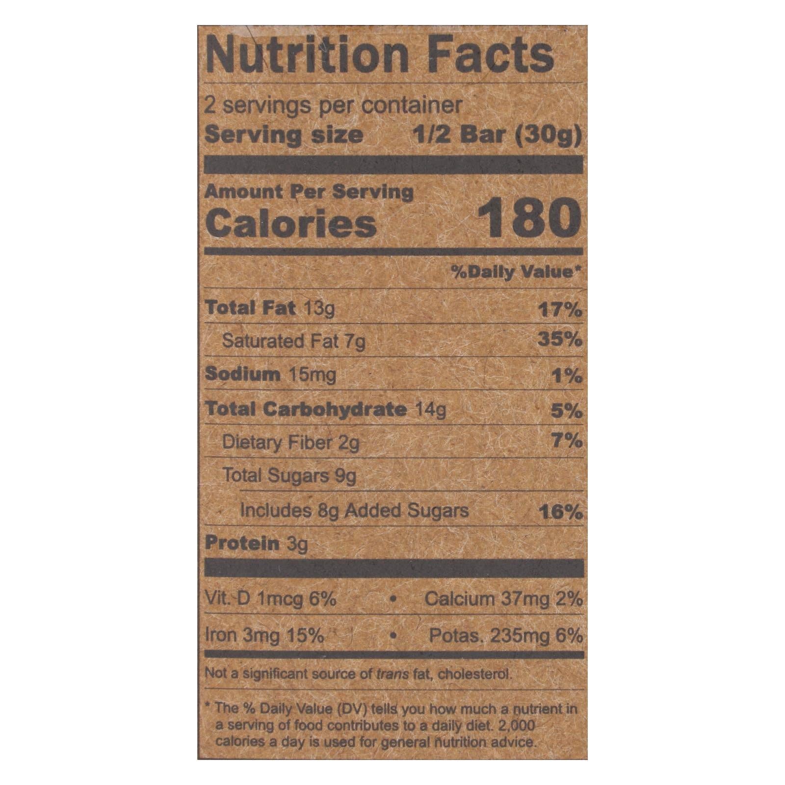 Hu Dark Chocolate Cashew Butter Bars Case - 12 Pack