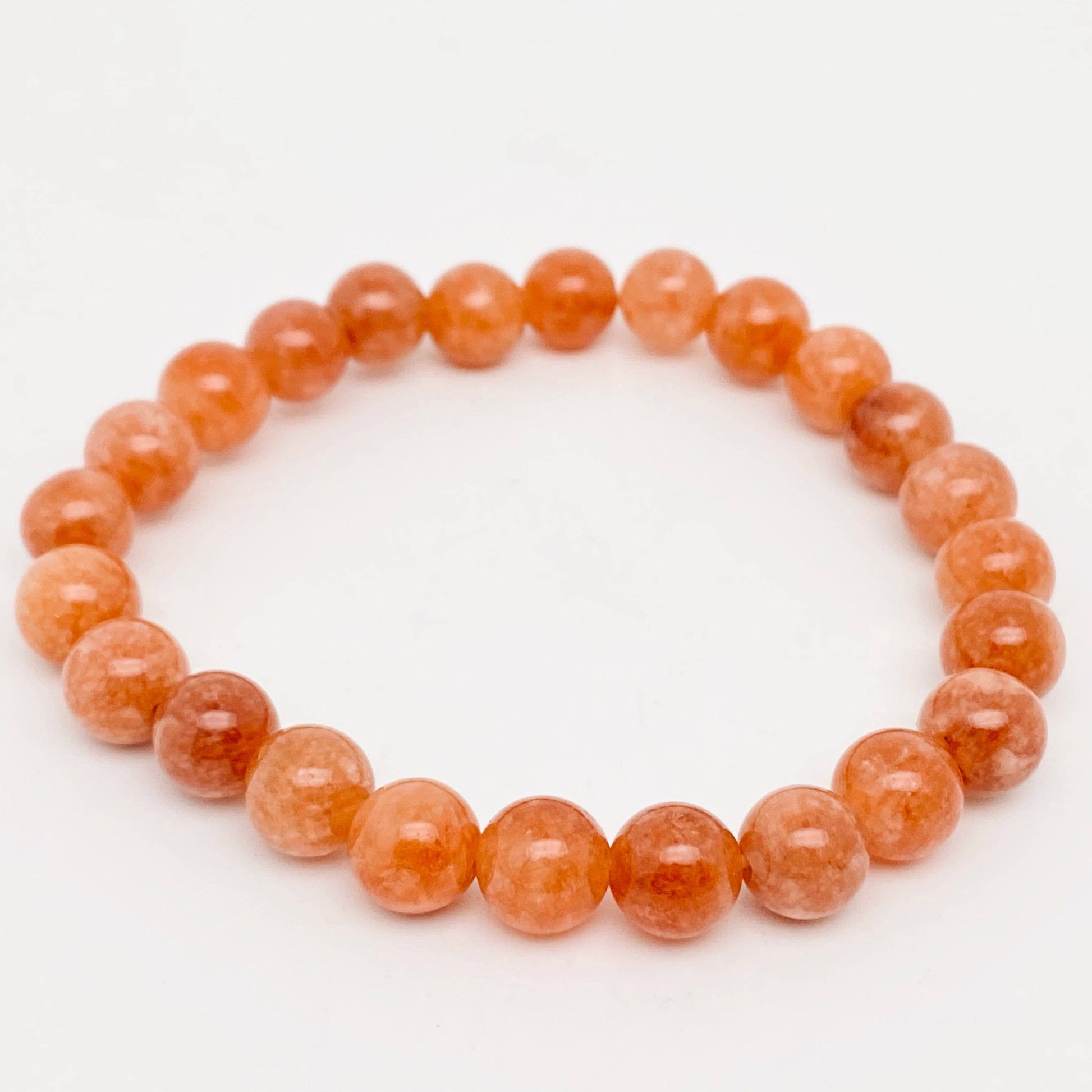 8MM Elastic Natural Stone Bracelets - CS: Amethyst