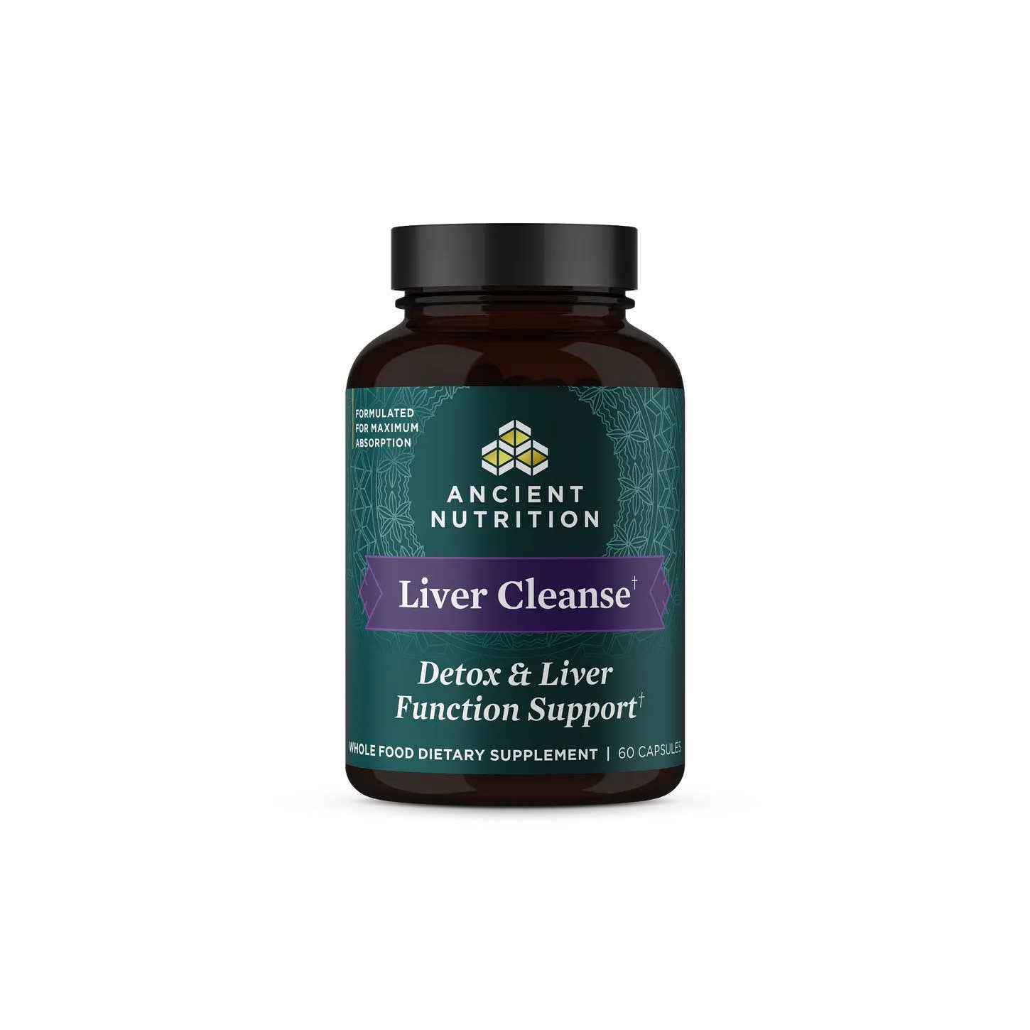 Ancient Herbals - Liver Cleanse - 60ct: Black