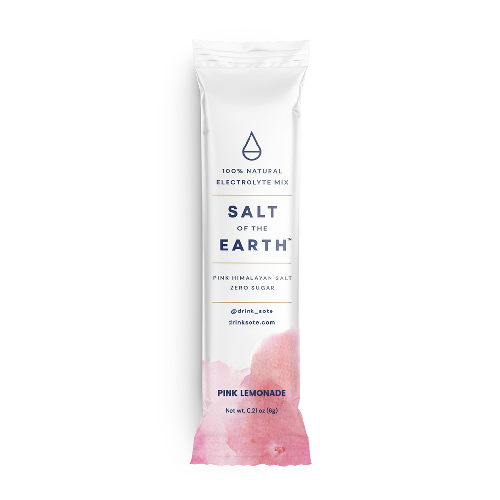 Salt of the Earth | Natural Electrolytes | Pink Lemonade: 12-stick box