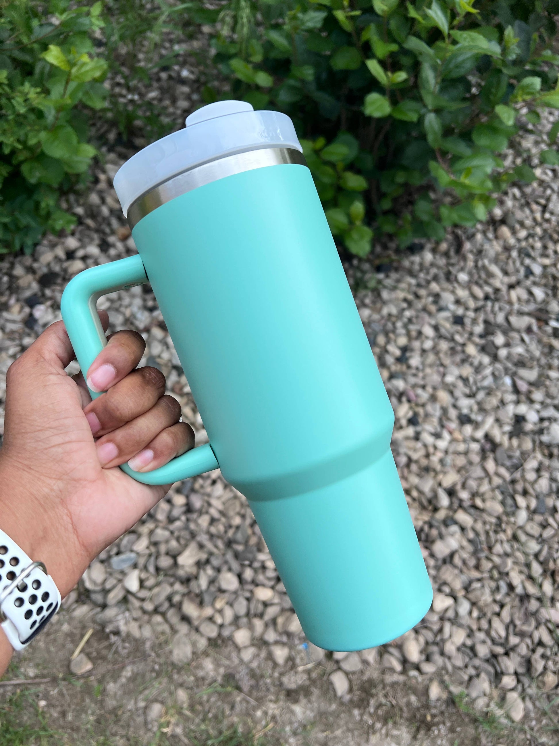 40oz Blank Tumblers with Handle: Daisy