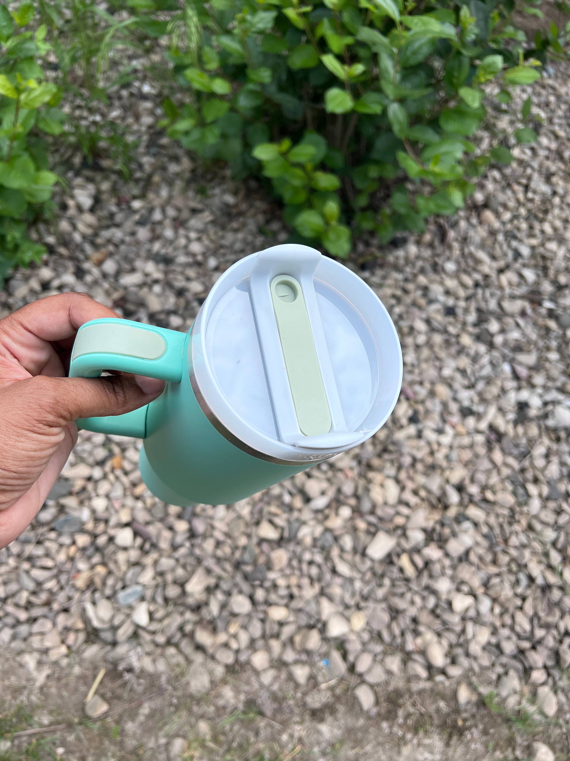 40oz Blank Tumblers with Handle: Daisy