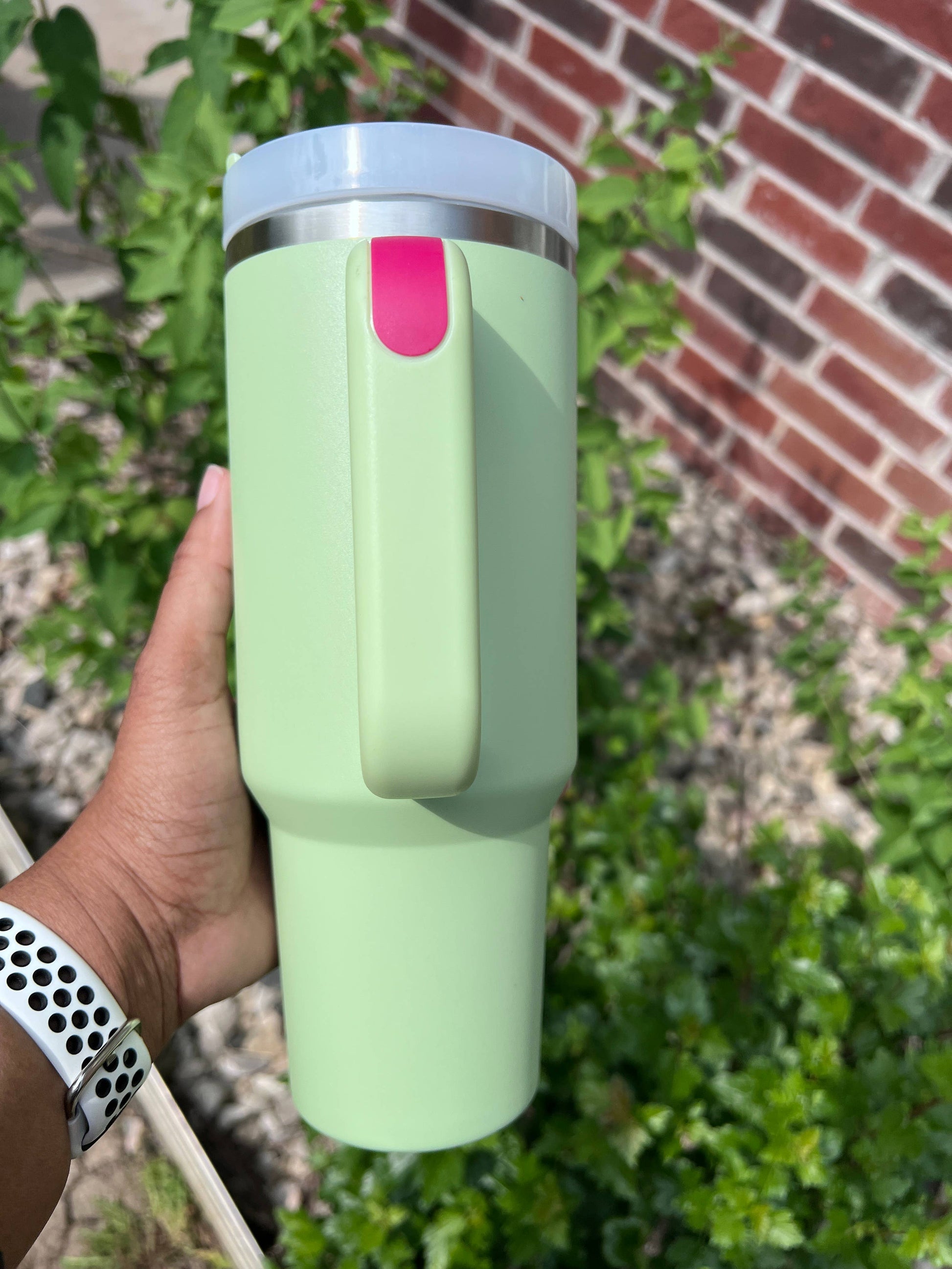 40oz Blank Tumblers with Handle: Daisy