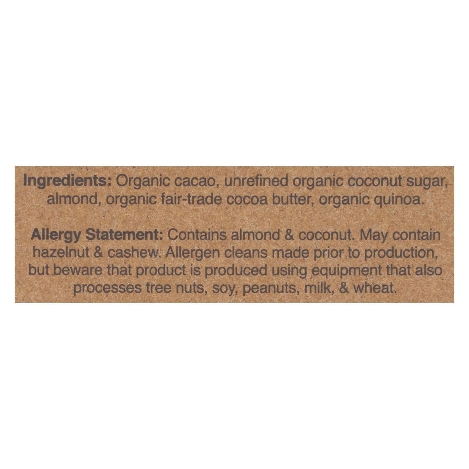Hu Almond Butter Quinoa Dark Chocolate Bar