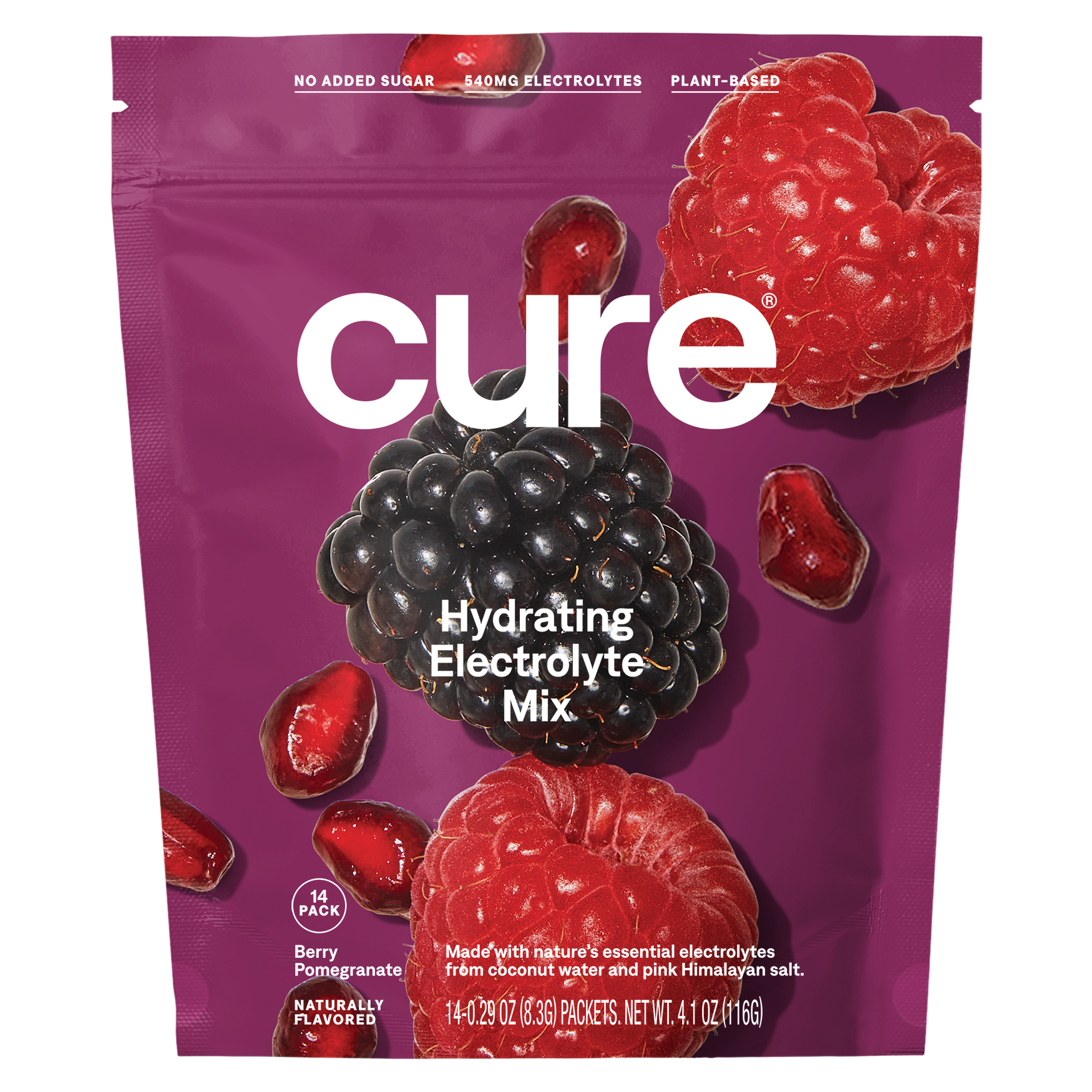 Cure Hydration Electrolyte Drink Mix - Berry Pomegranate