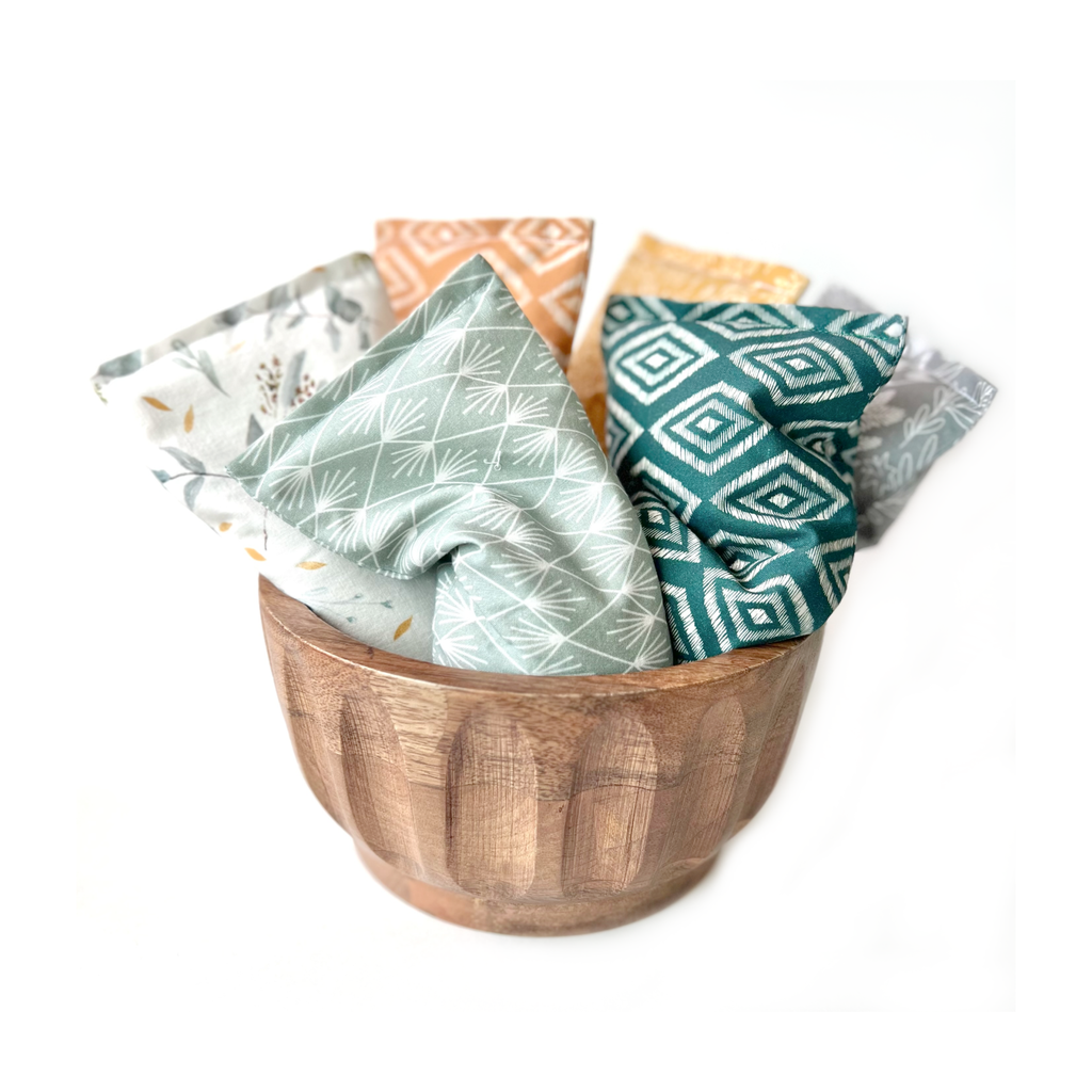 Hot/Cold Therapy Pack - Zen Garden Collection: Golden Leaves, Add Handles : Scented
