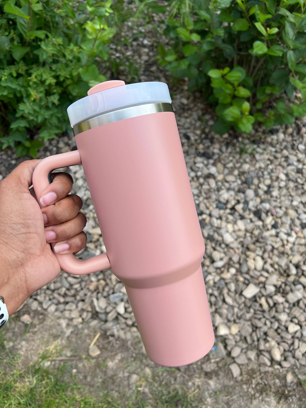 40oz Blank Tumblers with Handle: Daisy