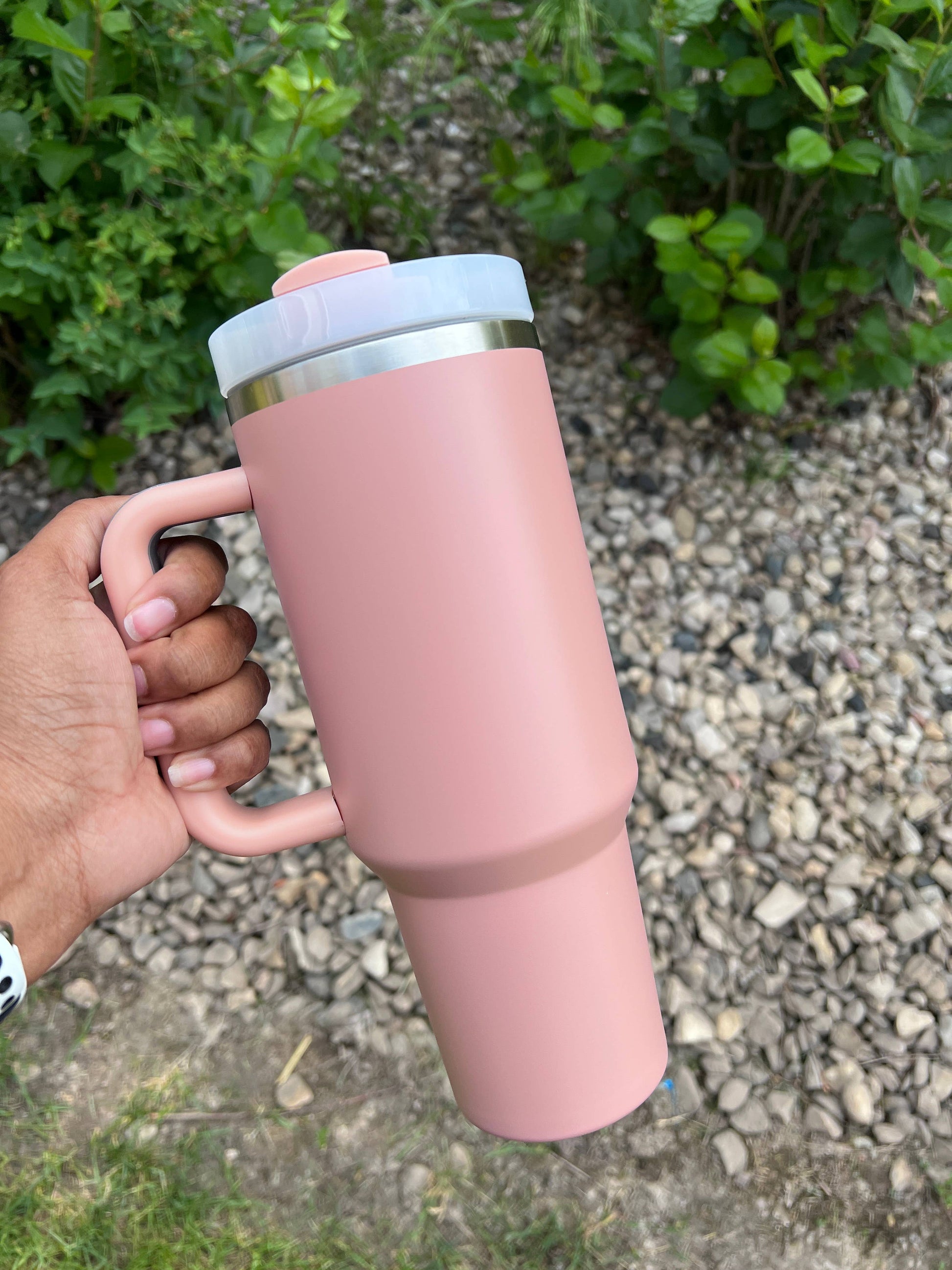 40oz Blank Tumblers with Handle: Daisy